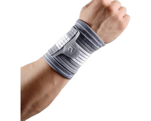 Фіксатор кисті LiveUp Wrist Support LS5672-SM сірий, білий S/M (6951376182286)