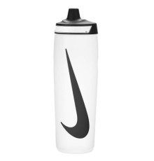 Пляшка для води Nike Refuel Bottle 24 OZ білий, чорний 709 мл N.100.7666.125.24 (887791745200)