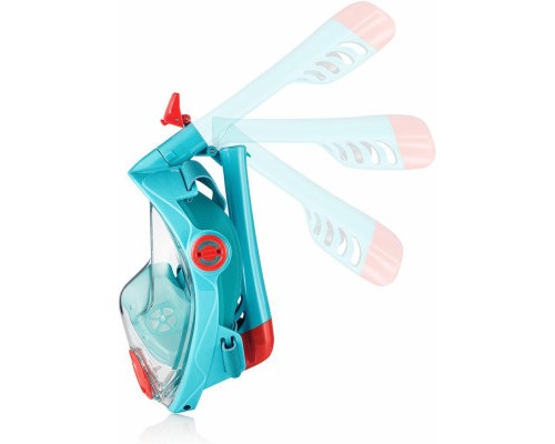 Маска для плавання Aqua Speed Spectra 2.0 7083 бірюзовий, червоний 248-02 L (5908217670830)