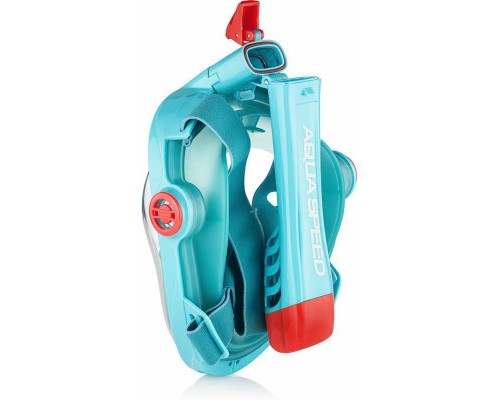 Маска для плавання Aqua Speed Spectra 2.0 7083 бірюзовий, червоний 248-02 L (5908217670830)