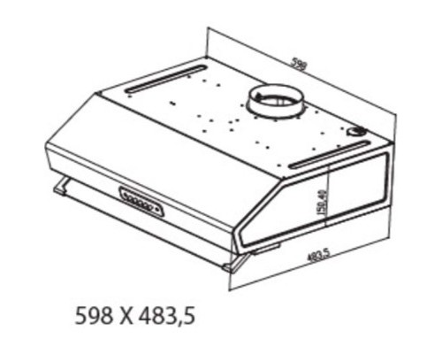 Витяжка кухонна Grunhelm GVP 410 I