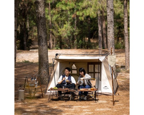 Намет Naturehike з навісом CNH22ZP029, світлий коричневий (6975641887829)