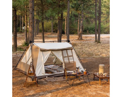 Намет Naturehike з навісом CNH22ZP029, світлий коричневий (6975641887829)