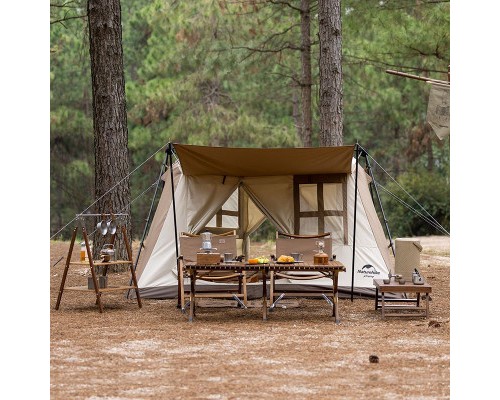 Намет Naturehike з навісом CNH22ZP029, світлий коричневий (6975641887829)