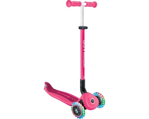 Самокат Globber Go Up Active 1+ до 20/50 кг Led  фісташково-рожевий (744-110)