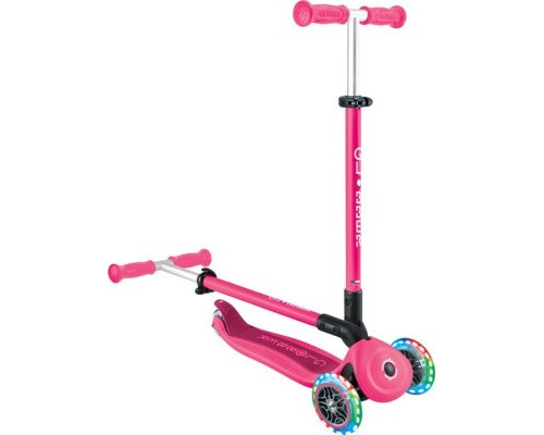 Самокат Globber Go Up Active 1+ до 20/50 кг Led  фісташково-рожевий (744-110)