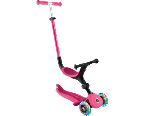Самокат Globber Go Up Active 1+ до 20/50 кг Led  фісташково-рожевий (744-110)