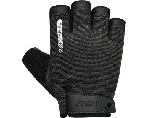 Рукавички для фітнесу RDX T2 Half Army Green S (WGA-T2HA-S)