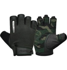 Рукавички для фітнесу RDX T2 Half Army Green S (WGA-T2HA-S)