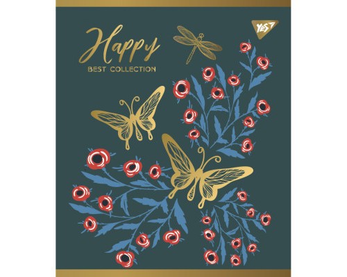 Зошит Yes А5 Happy 48 аркушів лінія (766889)