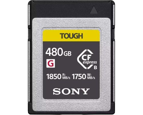 Карта пам'яті Sony 480GB CFexpress Type B Tough (CEBG480T.CE7) Карта пам'яті Sony 480GB CFexpress Type B Tough (CEBG480T.CE7)