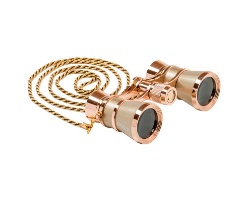 Бінокль Sigeta Teatrum C 3x25 (з ланцюжком) Gold (65876)