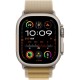 Смарт-годинник Apple Watch Ultra 2 2024 GPS + Cellular 49mm Natural Titanium Case with Tan Alpine Loop - Medium (MX4F3UL/A)