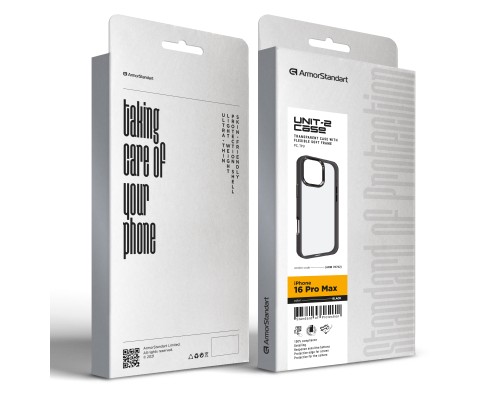 Чохол до мобільного телефона Armorstandart UNIT2 Apple iPhone 16 Pro Max Black (ARM78762)