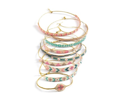 Набір для творчості Djeco Плетіння браслетів Яскраві браслети (DJ09838)