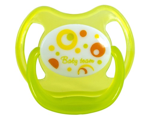 Пустушка Baby Team Латексна класична від народження (4824428032209)