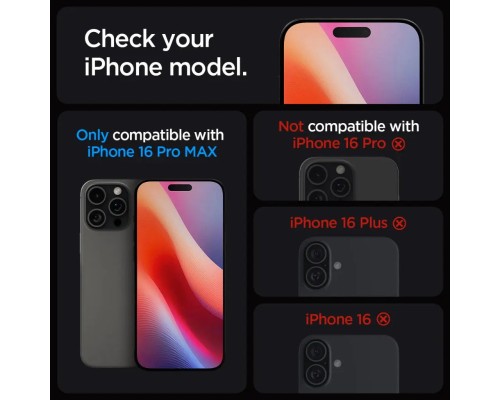 Скло захисне Spigen iPhone 16 Pro Max Glas tR SLIM HD (1 Pack) (AGL07916)