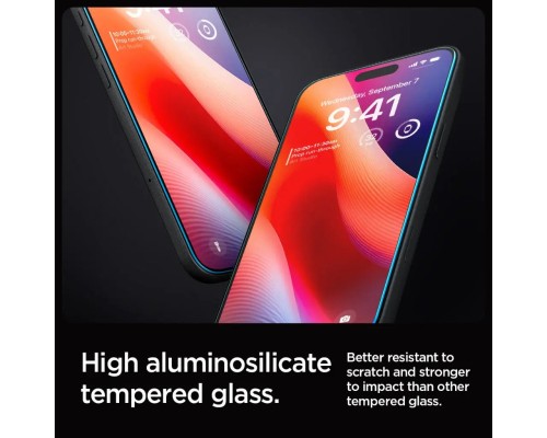 Скло захисне Spigen iPhone 16 Pro Max Glas tR SLIM HD (1 Pack) (AGL07916)