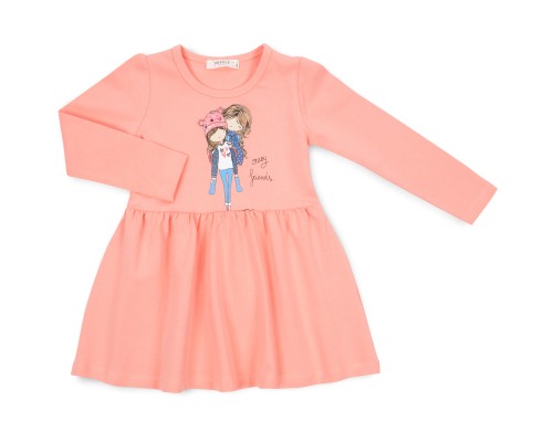 Плаття дитяче Breeze з дівчатками (20852-104G-peach)