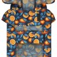 Дощовик для тварин WAUDOG Clothes Накидка з капюшоном Апельсини XXS (354-4054)