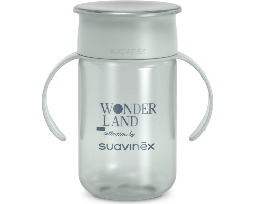 Поїльник-непроливайка Suavinex Wonderland 340 мл +12 міс. світло-зелена (402793)
