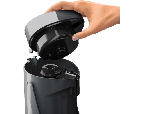 Термос Tefal Ponza Pump, 1.9л, пластик, скло, чорний (K3140114)