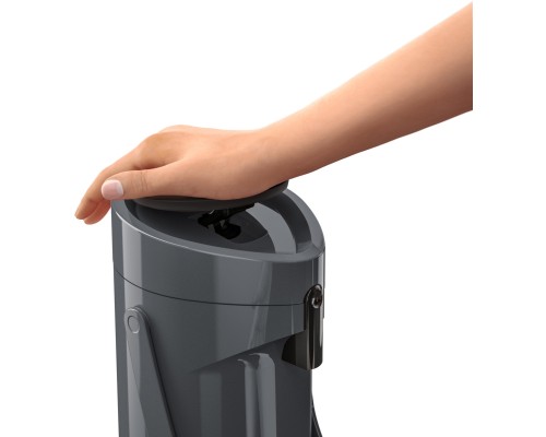 Термос Tefal Ponza Pump, 1.9л, пластик, скло, чорний (K3140114)