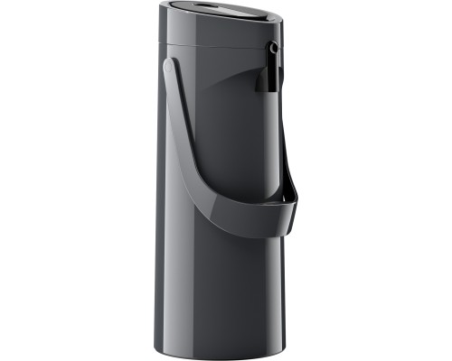 Термос Tefal Ponza Pump, 1.9л, пластик, скло, чорний (K3140114)