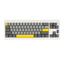 Клавіатура Epomaker Shadow-X 70 Mulan Switch Hot-Swap LCD Screen RGB Wireless/Bluetooth/USB UA White (SHX-W-M)