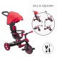 Дитячий велосипед Globber Explorer Trike 4 в 1, червоний (634-102)
