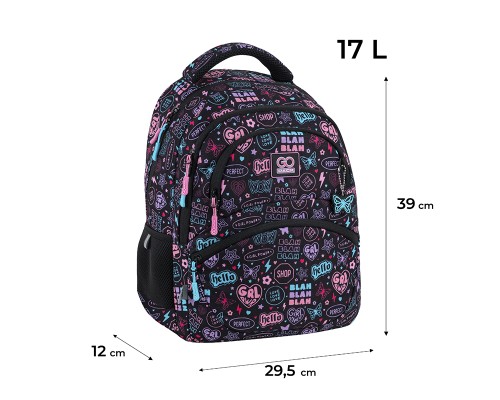 Рюкзак шкільний GoPack Education 175M-1 Girl Power (GO25-175M-1)
