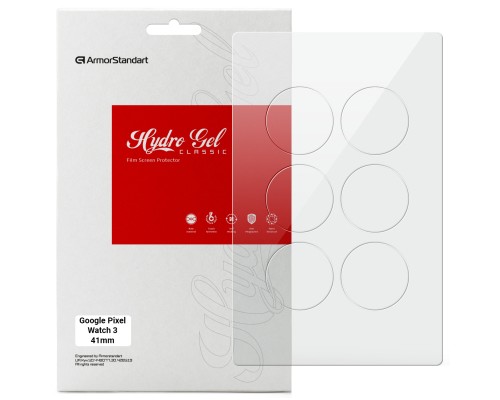 Плівка захисна Armorstandart Google Pixel Watch 3 41mm 6pcs (ARM84399)