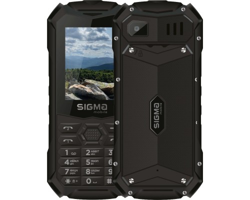 Мобільний телефон Sigma X-treme PV68 Black (4827798738214)