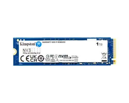 Накопичувач SSD M.2 2280 1TB Kingston (SNV3S/1000GBK)