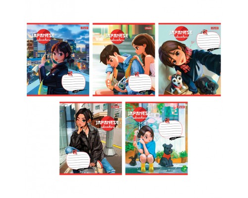 Зошит 1 вересня Japanese adventure А5 18 аркушів клітинка (766959)