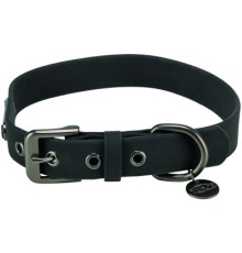 Нашийник для тварин Trixie CityStyle ПВХ XS–S 25–32 см 20 мм чорний (4053032680647)
