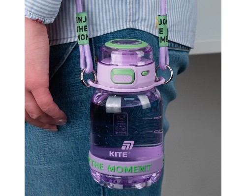 Поїльник-непроливайка Kite 700 мл, лілово-зелена (K25-1218-1)