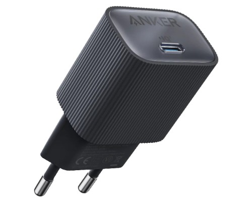 Зарядний пристрій Anker PowerPort 511 Nano IV 30W USB-C Black (A2337G11)