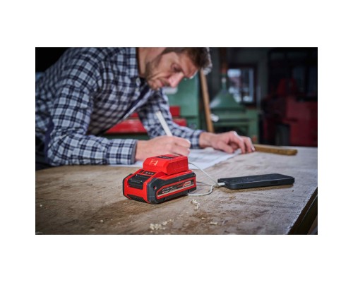 Адаптер Einhell USB акумуляторний TC-CP 18 Li USB A/C - Solo, PXC, 18В, Type-A/Type-C, 2A (4514148)