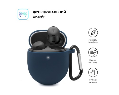 Чохол для навушників Armorstandart Hang Case для Google Pixel Buds Pro Midnight Blue (ARM75404)