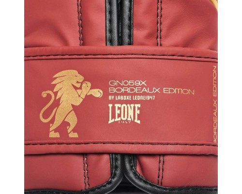 Боксерські рукавички Leone GN059X Bordeaux ED 10 унцій (GN059X_BORDEAUX_10oz)