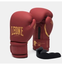 Боксерські рукавички Leone GN059X Bordeaux ED 10 унцій (GN059X_BORDEAUX_10oz)