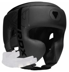Боксерський шолом RDX F6 Kara Matte Black S (HGR-F6MB-S)
