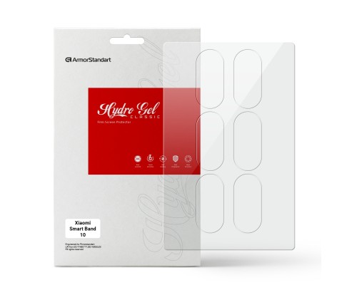 Плівка захисна Armorstandart Hydrogel Xiaomi Smart Band 10 6 шт (ARM86642) Плівка захисна Armorstandart Hydrogel Xiaomi Smart Band 10 6 шт (ARM86642)