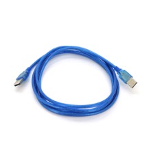 Дата кабель USB 2.0 AM/AM 1.8m blue Ritar (YT-AM/AM-1.8TBL)