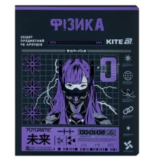 Зошит Kite предметний Cyber 48 аркуші, клітинка, фізика (K25-240-22)