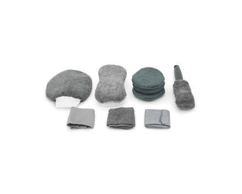 Автомобільна серветка Voltronic 9 предметів для полірування, побутового чищення та видалення пилу (YT40441)