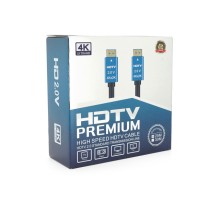 Кабель мультимедійний HDMI M to HDMI M 25.0m V2.0 4Kx2K black Merlion (YT-HDMI(M)/(M)4KV2.0-25m/19123)