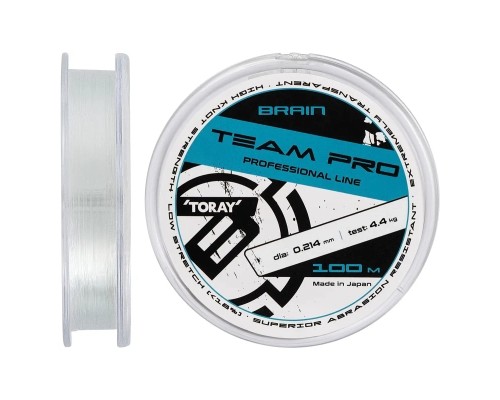 Волосінь Brain Team Pro 100m 0.214mm 4.4kg (1858.26.98)