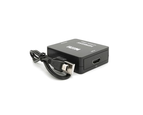 Перехідник HDMI F to 3xRCA F AV 720P/1080P black Voltronic (YT-CM-HDMI/AV-B)